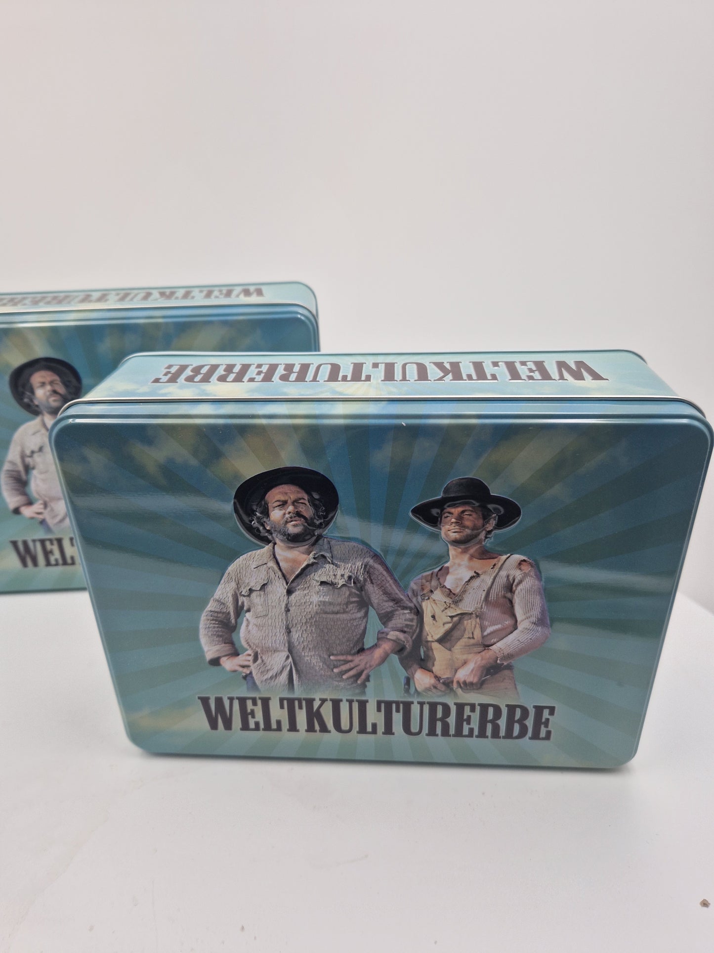 Blechdose (flach) Bud Spencer & Terence Hill. II.Wahl