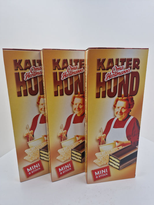 3er Packung - Kalter Hund / 8 Stück Mini / Oma Hartmanns