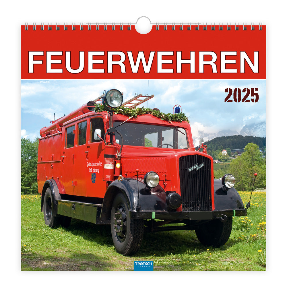 Feuerwehren - Kalender  2025  - Wandkalender