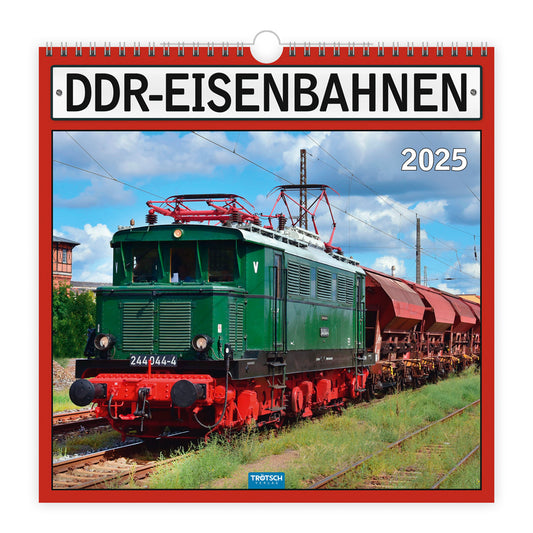 DDR - Eisenbahnen - Kalender  2025  - Wandkalender