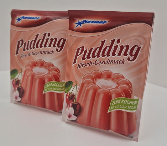 2x komet - Pudding - Kirsch - Geschmack